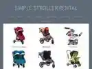 simplestrollerrental.com